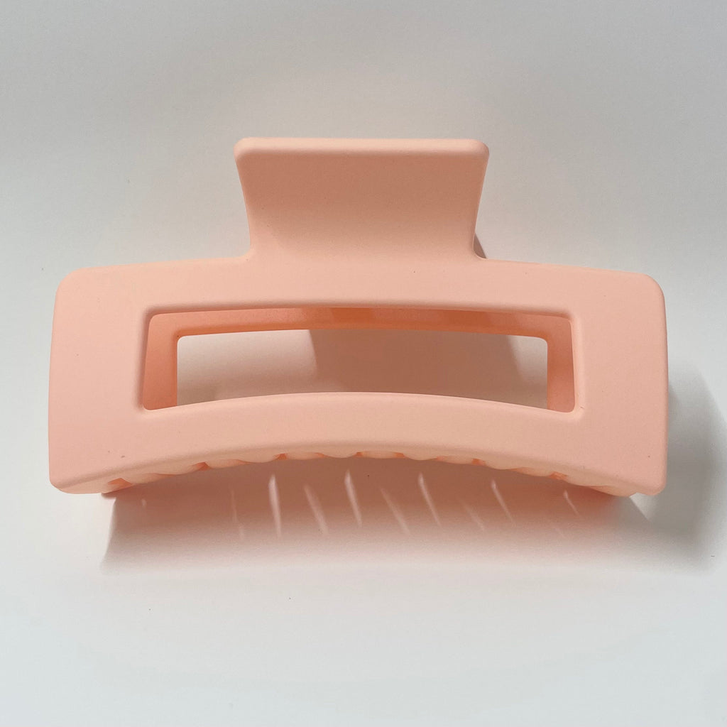 Peach Matte Hair Clip