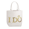 Gold Bride Sparkle Tote I Do
