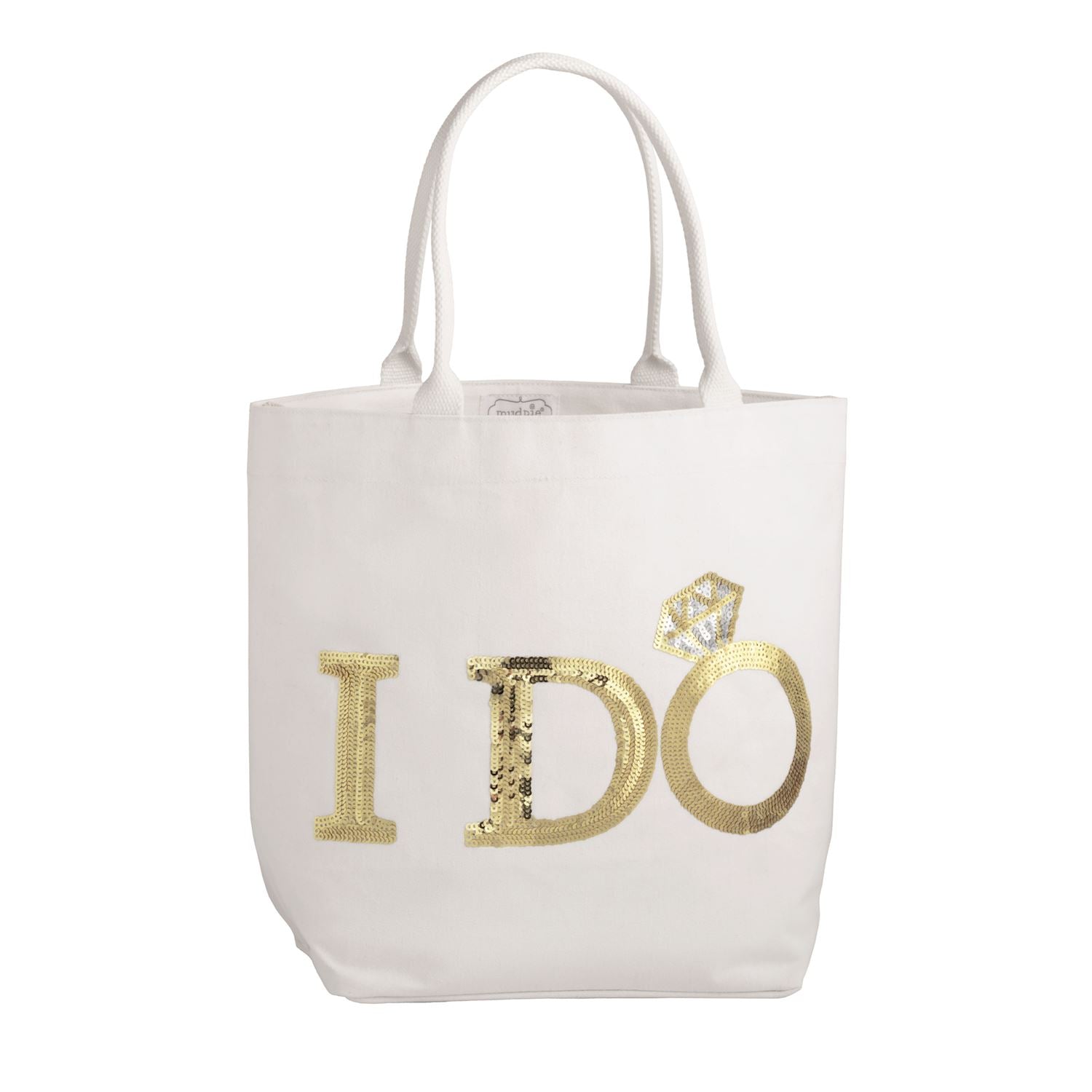Gold Bride Sparkle Tote I Do