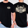 Deer Hunting, Camo, Camouflage, Dad, Father's Day, Husband, Guy Gift, Old School, Comfort Colors T-Shirt