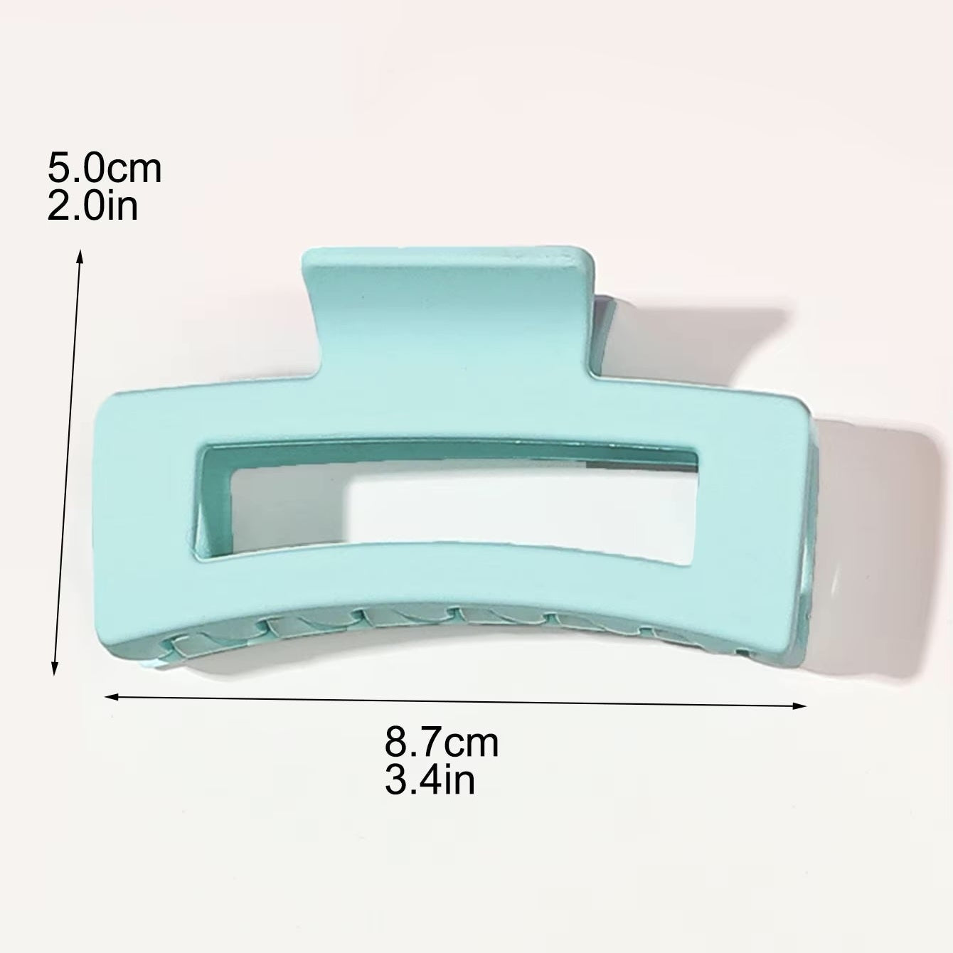 Peach Matte Hair Clip