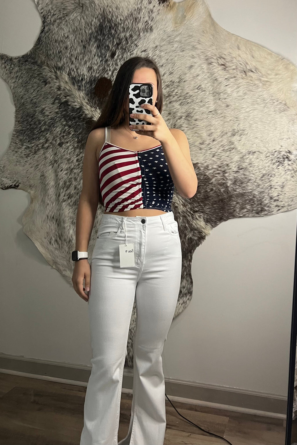 White Denim Bell Bottoms