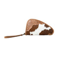 Myra Cinder Oak Handtooled Hairon Leather Gun Case in Sunlit Sand