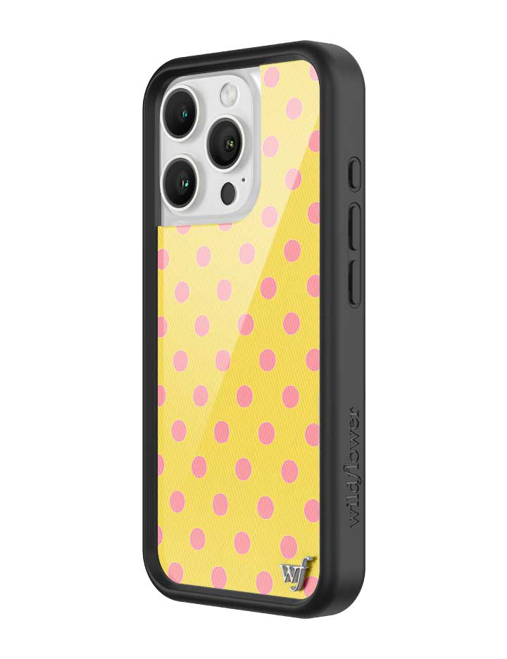 Polka Dot | Yellow and Pink iPhone Case